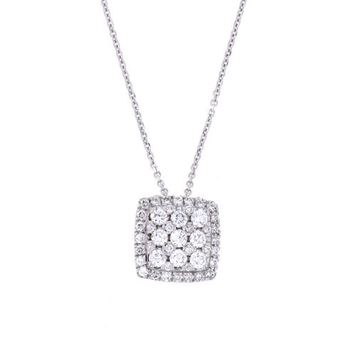 Halskette World Diamond Group Dame GOLAY in Weißgold Diamante PPV004WDI - PPV004WDI